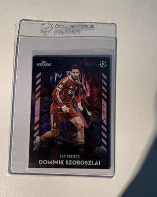 Topps Knockout UCL Top Assists Dominik Szoboszlai Liverpool FC 24/50
