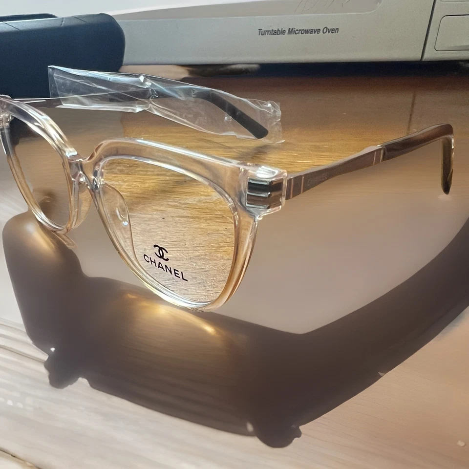Marco de gafas Chanel, (claro y marrón) mujer, 50,17,146, (precio de venta) buena calidad Foto 3 de 4