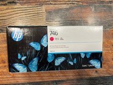 Genuine HP 746 Magenta Ink Cartridge 300ml P2V78A DesignJet NEW SEALED
