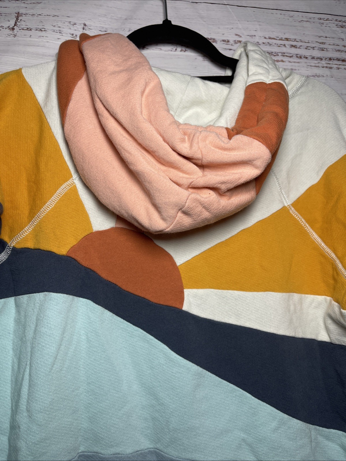 Faherty Soleil Abstract Sun Pullover Sunrise Hood… - image 7