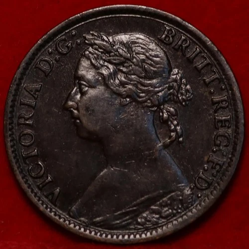 1891 Victoria Farthing — photo from another recent sale