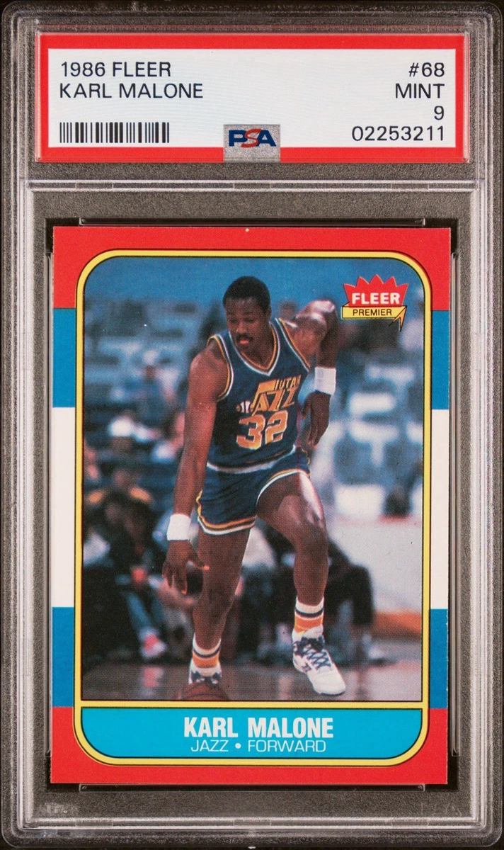 Fleer Karl Malone Basketball 1986-87 Season Sports Trading Cards