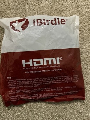 iBirdie 4K HDR HDMI Cable 4K UHD CL3 60Hz  18 Gbps 24k (30 FEET) NEW SEALED