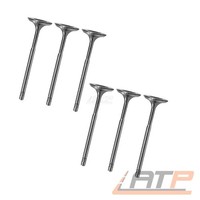 6X Einlassventil FÜR Seat Cordoba Ibiza Skoda Fabia Roomster Vw Polo 9N 6R 1.2