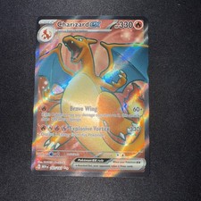 Charizard EX Holo Rare Pokémon TCG Card 183/165 Scarlet & Violet 151 NM