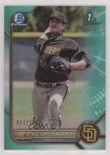 2022 Bowman Chrome Prospects Aqua Refractor 17/125 Victor Lizarraga #BCP-127 rf2
