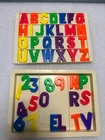 Fisher Price School House 923 Vintage Alphabet Tray Magnets + Numbers