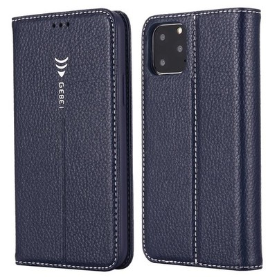 Für iPhone 11 GEBEI PU+TPU Horizontal Klapp Schutzhülle mit auf