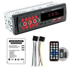 Bluetooth Car Stereo Audio In-Dash FM Aux Input Receiver Radio Player AUX,TF,USB