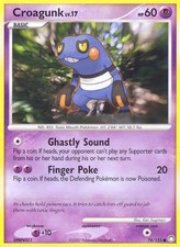 Pokémon TCG Croagunk Mysterious Treasures 78/123 Common NM/M Psychic Toxic Mouth