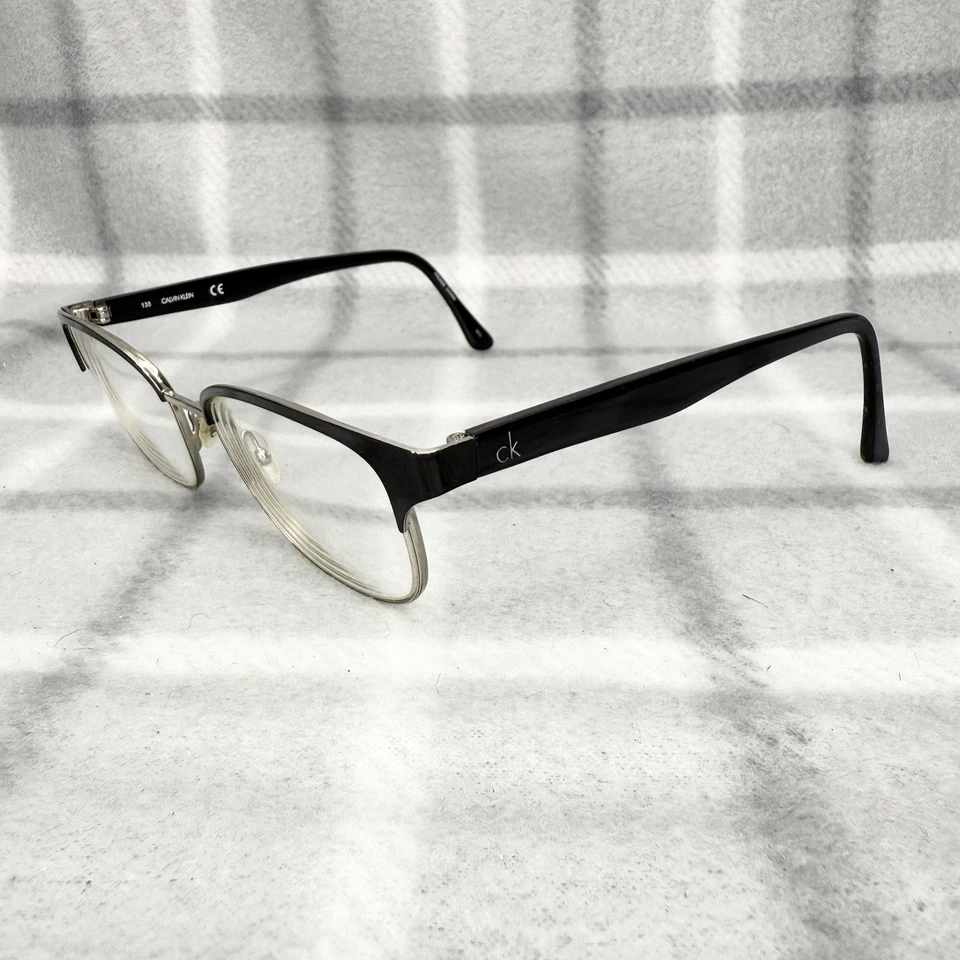 Monturas de gafas Calvin Klein CK5445 001 negro 51-18-135 metal plástico club Foto 4 de 4