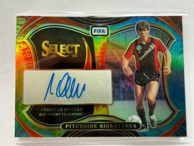 2024-25 Panini Select Andreas Moller Tie Dye # /25 Auto FRANKFURT GERMANY