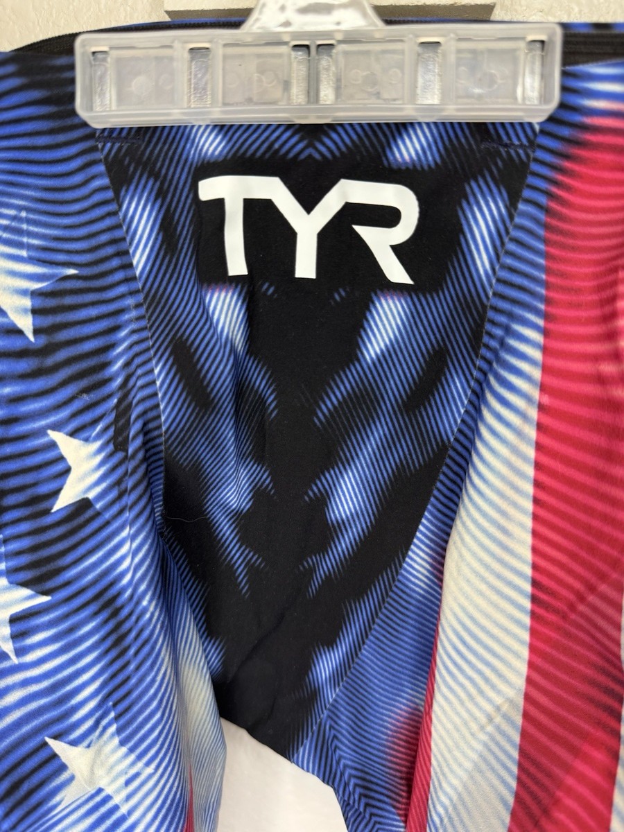 TYR Men's Venzo Genesis USA Jammer Swim Racing Shorts Size 25 | eBay