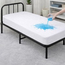 Cot Size 28" x 75" 100 Waterproof Mattress Protector, Machine Washable Premi...