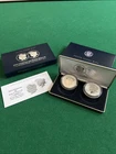 2024-S Morgan And Peace Dollar Reverse Proof 2 Coin Set w/ OGP Box & COA