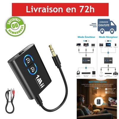 1Mii ML300 Émetteur Récepteur Bluetooth 5.3 pour TV et Casque - Photo 1/4
