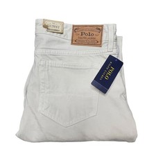 Polo Ralph Lauren Boys Denim Pants Light Beige Tan Jeans Size 20 NEW Cotton