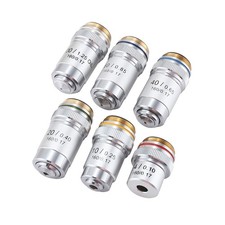 Standard RMS Thread Microscope Parts Achromatic Objective Lens Copper Parts RMS