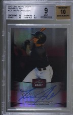 2012 Leaf Metal Draft Red 3/5 Travis Jankowski #BA-TJ1 BGS 9 MINT Auto 0t3