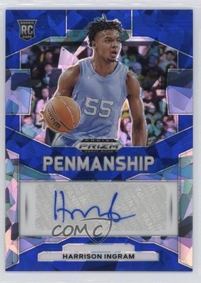 2024 Panini Prizm Draft Picks Blue Ice 40/75 Harrison Ingram Rookie Auto RC 1p1x