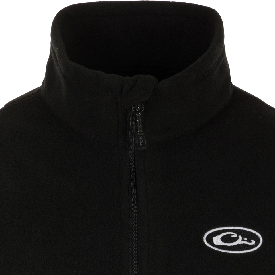 DRAKE WATERFOWL Youth Unisex Camp Fleece Full Zip DY1080 Hunting Jacket, Options - Image 3 of 4