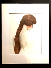 Clarence Underwood "Della" 11 x14 Matted Print-1918