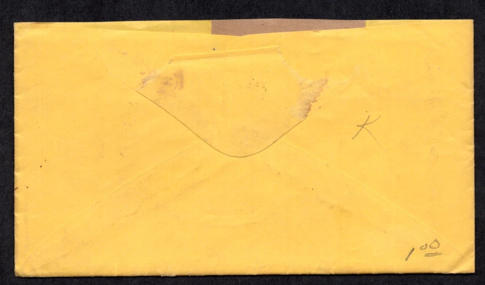 US 1861 CONFEDERATE CIVIL WAR STAMPLESS COVER WITH CONFEDERATE "PAID 5" CENTS - Image 2 of 3