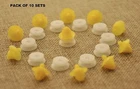 10 x LAND ROVER/RANGE ROVER SPORT DOOR MOULDING WHEEL ARCH TRIM CLIPS