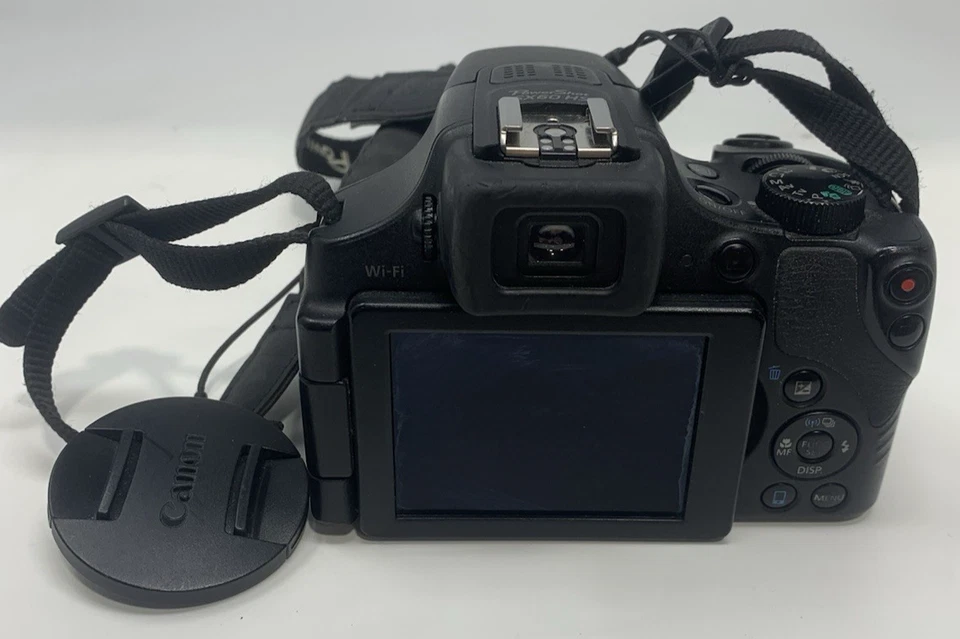 Canon PowerShot SX60 HS Black Digital Camera PC2188 Wi-Fi with BATTERY -FAIR - Image 4 of 4