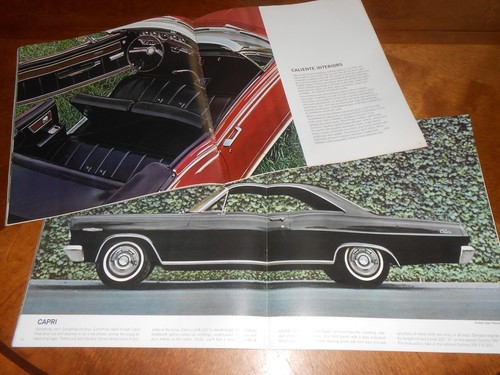 1966 MERCURY COMET BROCHURE HUGE 32 p. 11x11 PRESTIGE CATALOG CYCLONE CALIENTE + - Picture 5 of 6