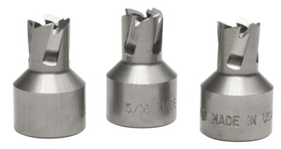 3 Pack Blair 11104-3 Rotabroach Hole Saw Cutter 5/16'' Diameter 3/8'' x 24 Thread