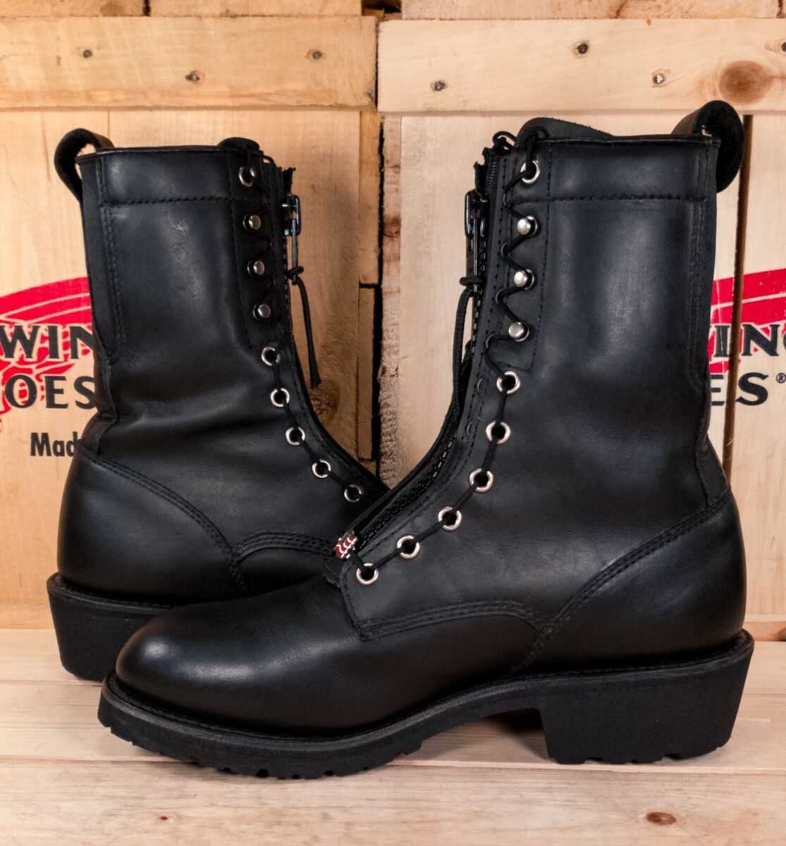 Red Wing 980 Zip-Up Motorcycle Boots Size 9D (Soft Toe) (USA Red Wing 980 Zip-Up Motorcycle Boots Size 9D (Soft Toe) (USA
