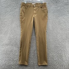 Everlane Pants Mens 34X33 Brown Mustard Slim Leg Performance 5 Pocket