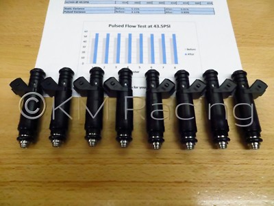 8x Siemens Deka 60LB 650cc Fuel Injectors FI114961: Flow Tested 
