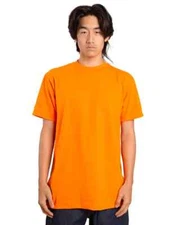 Shaka Wear Active Basic Crew Neck Short Sleeve T-shirt Safety Orange Medium