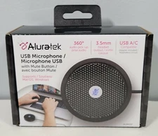 Aluratek Usb Microphone With Mute Button