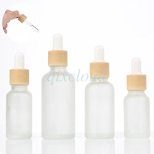 Empty Frosted Clear Glass Dropper Bottles Essential Oil Bottle