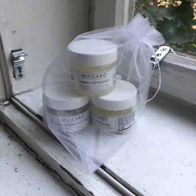 Muicaró Body Butter & Salt Dust Oil Scrub & Enchanting Bath Soak Beauty Pflege