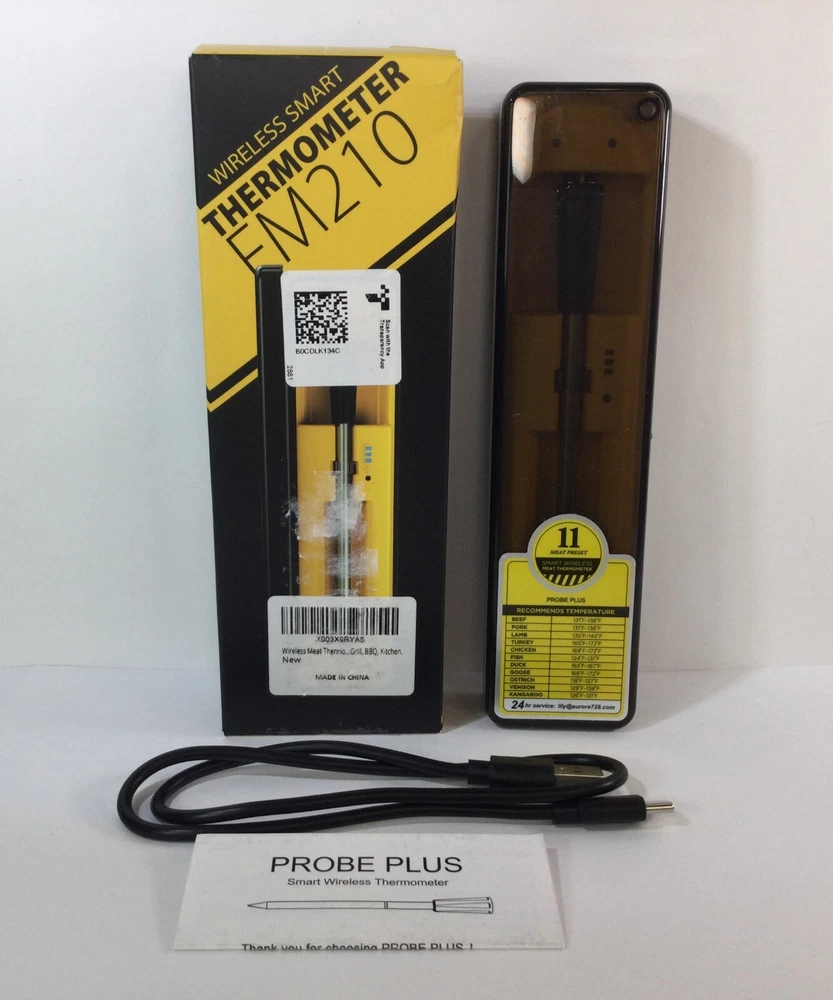 Meat Thermometer with 493FT Long Wireless Range