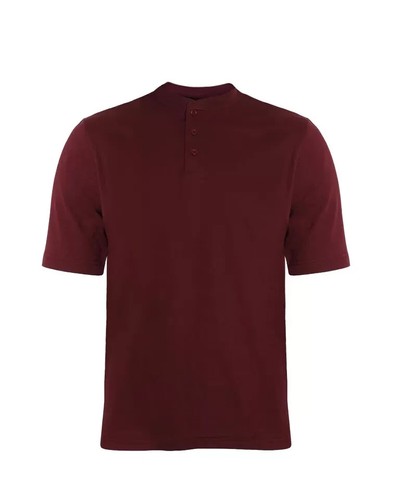Mens Short Sleeve Henley T-Shirt Premium Quality for Summers Casual Top - 2332 - Picture 9 of 11