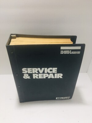 Mitchell 1993 Domestic Cars Engine Performance Service & Repair Huge Book GM