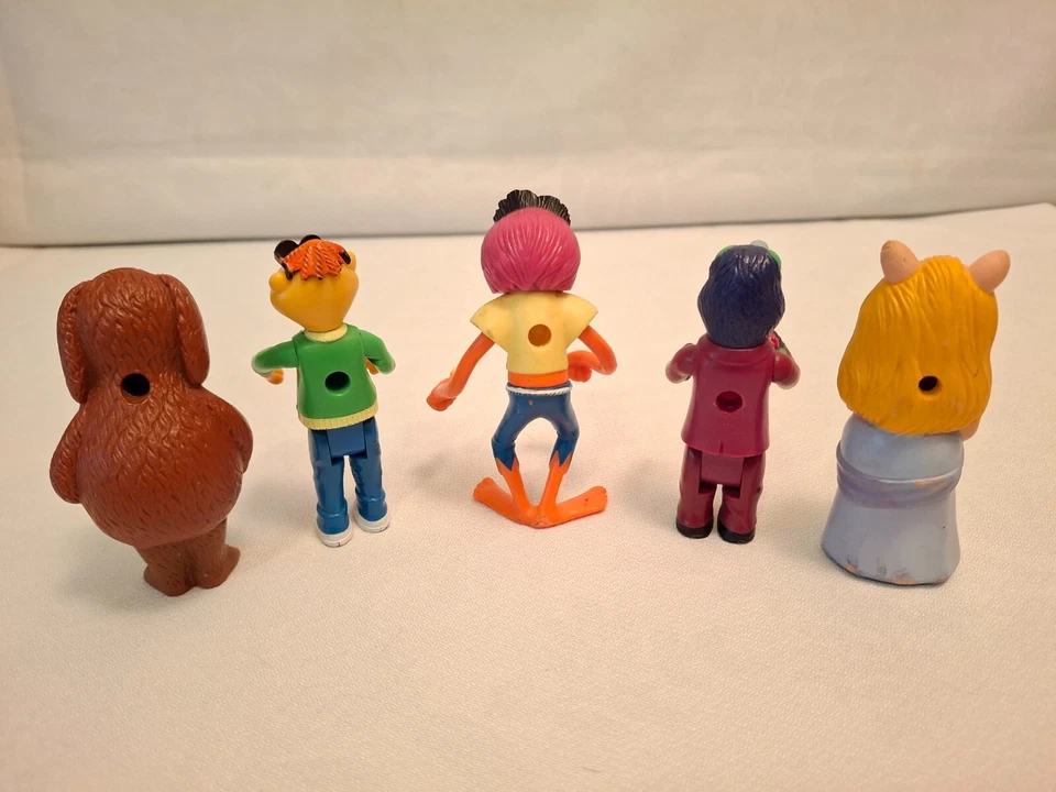 Fisher Price Jim Henson 1978 5 Muppet Show jugador palo marionetas bonito Foto 3 de 3