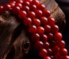6/8/10/12/14mm Natural Red Dragon Veins Agate Onyx Gemstone Loose Beads 15''