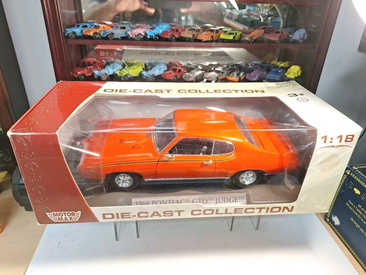 Miniature Motor Max Pontiac GTO Judge 1969, échelle 1/18, état Occasion