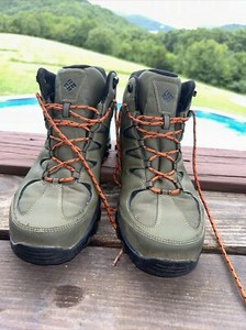 Columbia Buxton Peak Mid II Men's Hiking Boots Green/Black Size 14