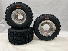 DWT Sunf A027 Wheels & Tires 22x7-11 Front 20x11-9 Rear Honda ATC 250R 350X 200X