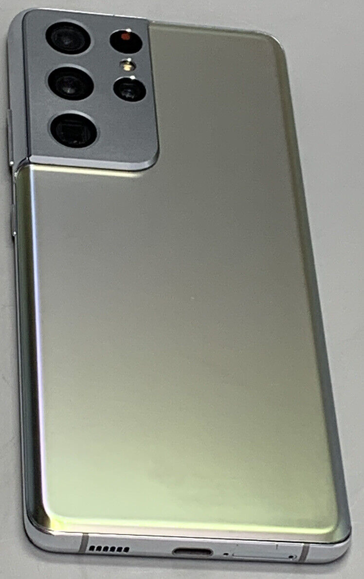 Samsung Galaxy S21 Ultra 5G SM-G998U 128GB Silver Unlocked Smartphone -B