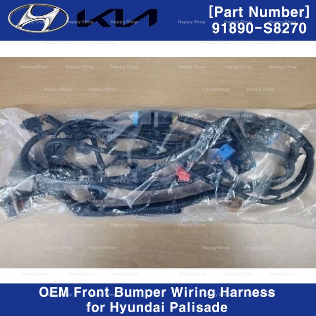 91890S8270 Genuine OEM Front Bumper Wiring Harness for Hyundai Palisade 23-24