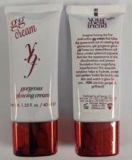LOT OF 2 - YBF GORGEOUS GLOWING GG CREAM SHADE: LIGHT 1.35fl. oz. *NEW & SEALED*