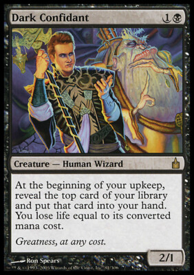 MTG Magic the Gathering Dark Confidant (81/306) Ravnica City of